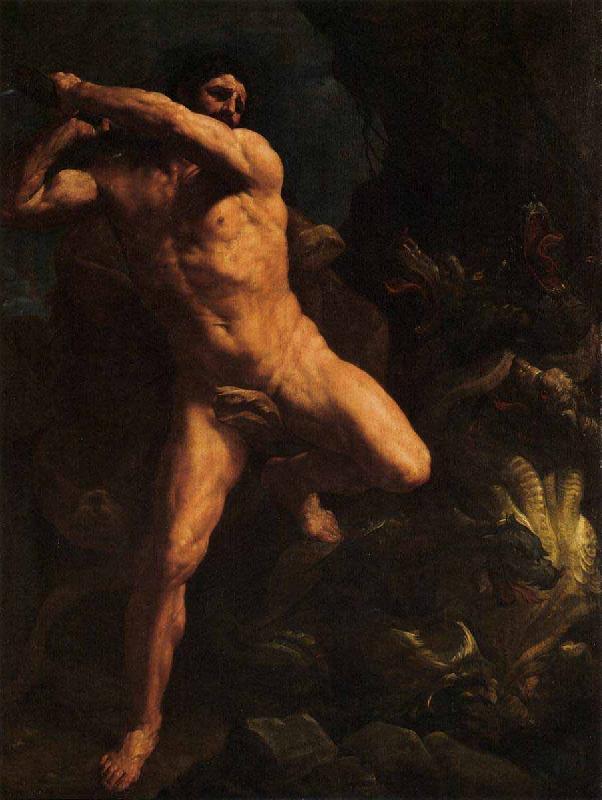 Guido Reni Hercules Vanquishing the Hydra of Lerma